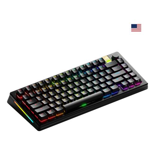Glorious Gaming GMMK 3 PRO HE 75% Prebuilt toetsenbord Gamen RF-draadloos + Bluetooth QWERTY Amerikaans Engels Zwart - Image 1