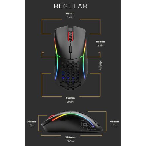 Glorious Gaming Model D Wireless muis Gamen Rechtshandig RF Draadloos 19000 DPI - Image 2