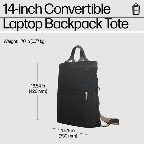HP 14-inch Convertible Laptop Backpack Tote - Image 10