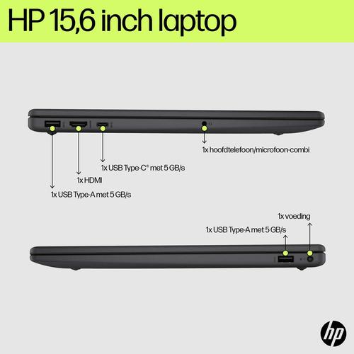 HP 15-fd0205nd Intel® Core™ i5 i5-1334U Laptop 39,6 cm (15.6") Full HD 16 GB DDR4-SDRAM 512 GB SSD Wi-Fi 6 (802.11ax) Windows 11 Home Zilver - Image 7