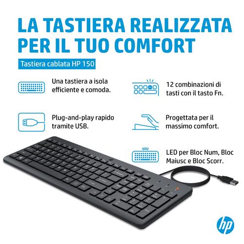 HP 150 Wired Keyboard - Image 6