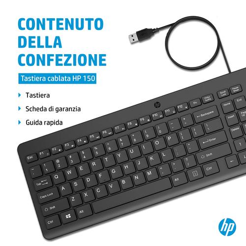 HP 150 Wired Keyboard - Image 8