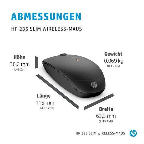 HP 235 Slim draadloze muis - Image 9