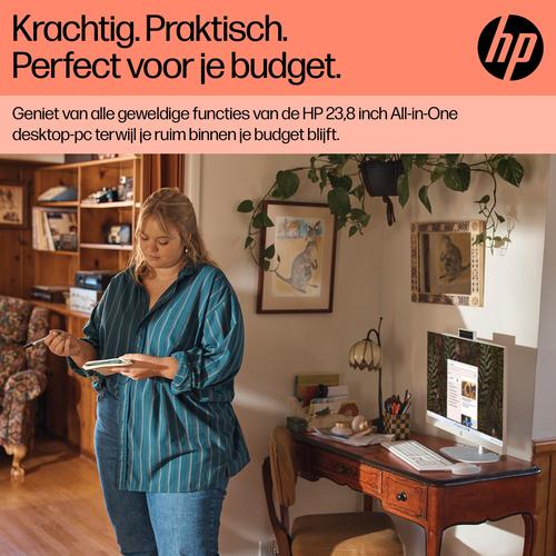 HP 24-cr0050nd AMD Ryzen™ 5 7520U 60,5 cm (23.8") 1920 x 1080 Pixels Alles-in-één-pc 8 GB LPDDR5-SDRAM 512 GB SSD Windows 11 Home Wi-Fi 6 (802.11ax) Zwart - Image 9