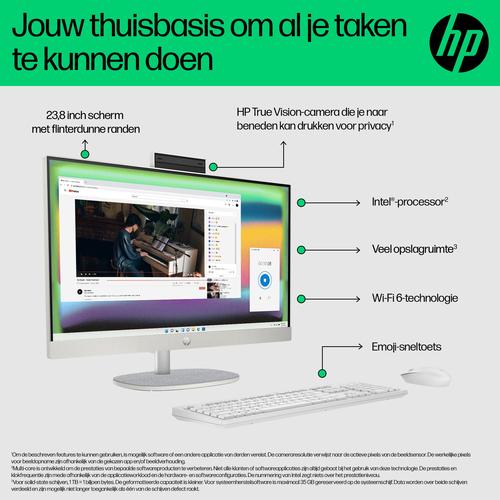 HP 24-cr0055nd Intel® Core™ i5 i5-1335U 60,5 cm (23.8") 1920 x 1080 Pixels Alles-in-één-pc 8 GB DDR4-SDRAM 512 GB SSD Windows 11 Home Wi-Fi 6 (802.11ax) Zwart - Image 10