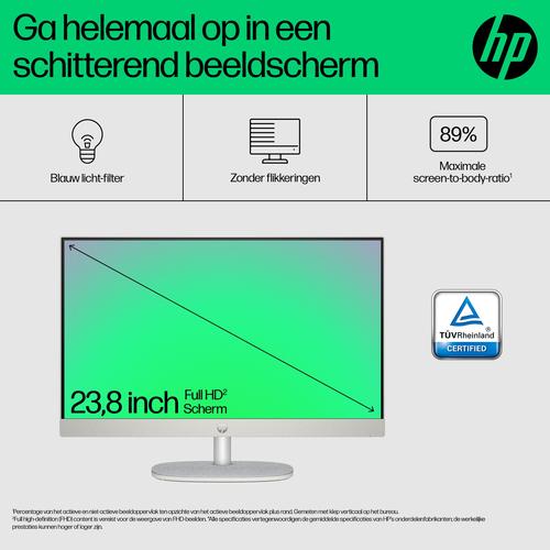 HP 24-cr0055nd Intel® Core™ i5 i5-1335U 60,5 cm (23.8") 1920 x 1080 Pixels Alles-in-één-pc 8 GB DDR4-SDRAM 512 GB SSD Windows 11 Home Wi-Fi 6 (802.11ax) Zwart - Image 8