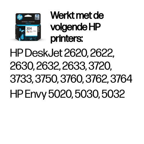 HP 304 originele drie-kleuren inktcartridge - Image 2