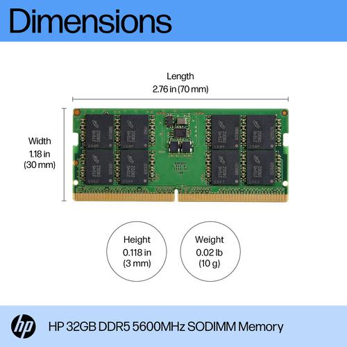 HP 32 GB DDR5 5600 SODIMM-geheugen - Image 3