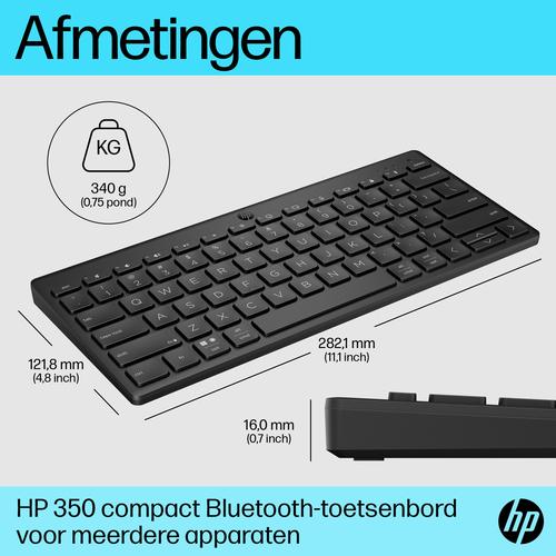 HP 350 Compact Multi-Device Bluetooth Keyboard - Image 2