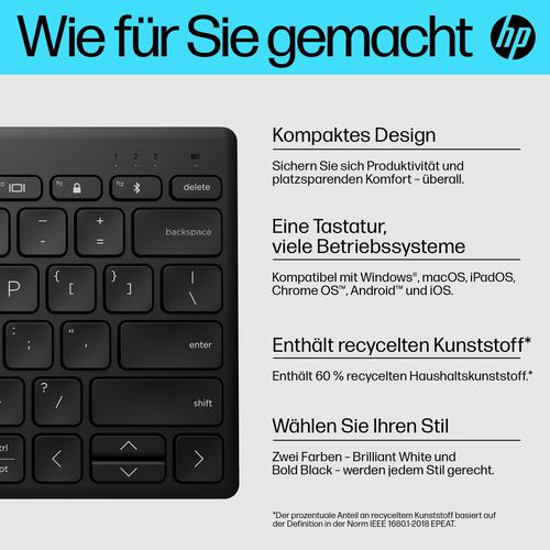 HP 350 Compact Multi-Device Bluetooth Keyboard - Image 10