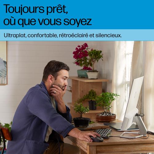 HP 405 backlit toetsenbord met kabel voor meerdere apparaten - Image 7