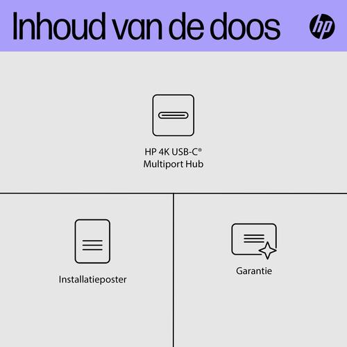 HP 4K USB-C Multiport Hub - Image 3