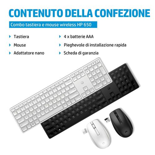 HP 650 draadloze toetsenbord- en muiscombinatie - Image 4