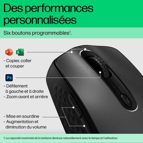 HP 695 Rechargeable Wireless Mouse - Image 8
