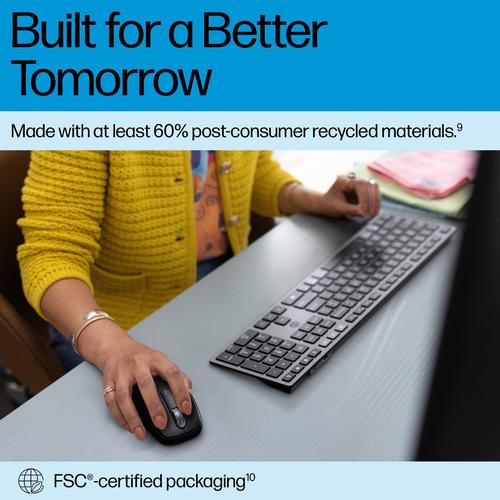 HP 720 Multi-Device Rechargeable Wireless Keyboard and Mouse Combo - Image 4