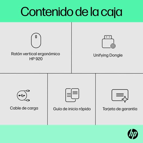 HP 920 Ergonomic Wireless Mouse - Image 9