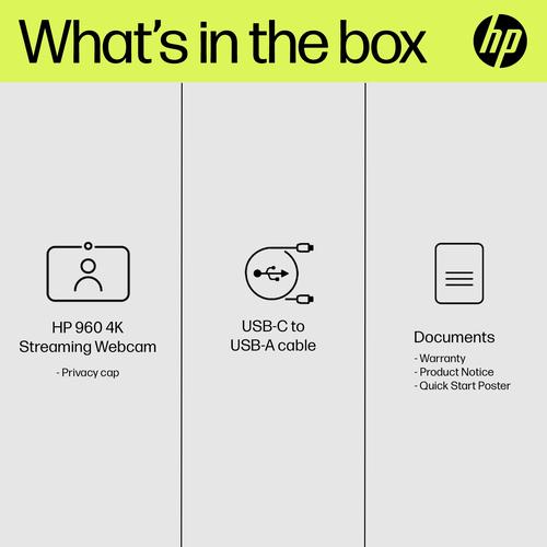 HP 960 4K Streaming Webcam - Image 7