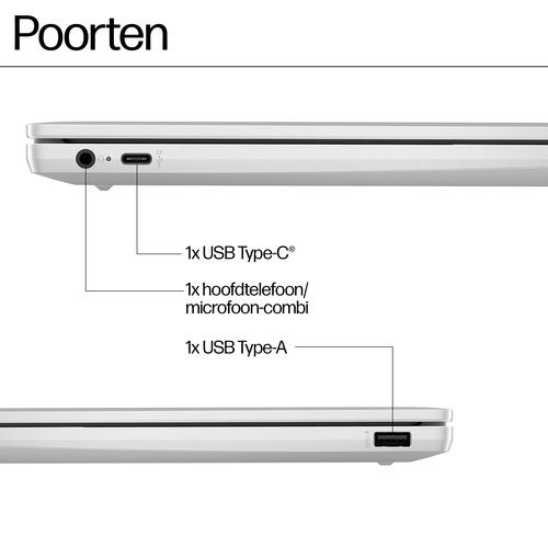 HP Chromebook 14a-nf0050nd Intel® N N100 35,6 cm (14") Full HD 4 GB LPDDR5-SDRAM 128 GB Flash Wi-Fi 6E (802.11ax) ChromeOS Zilver - Image 4