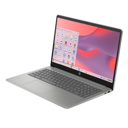 HP Chromebook 15a-nb0240nd Intel® Core™ i3 i3-N305 39,6 cm (15.6") Full HD 8 GB LPDDR5-SDRAM 128 GB UFS Wi-Fi 6E (802.11ax) ChromeOS Zilver - Image 2