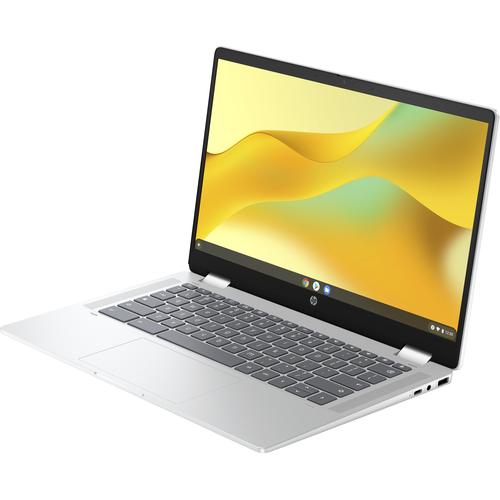 HP Chromebook x360 14b-cd0005nd Intel® N N100 35,6 cm (14") Touchscreen Full HD 4 GB LPDDR5-SDRAM 128 GB Flash Wi-Fi 6 (802.11ax) ChromeOS Zilver - Image 3
