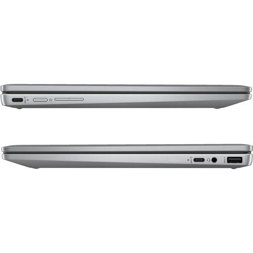 HP Chromebook x360 14b-cd0075nd Intel® Core™ i3 i3-N305 35,6 cm (14") Touchscreen Full HD 8 GB LPDDR5-SDRAM 256 GB Flash Wi-Fi 6 (802.11ax) ChromeOS Zilver - Image 2