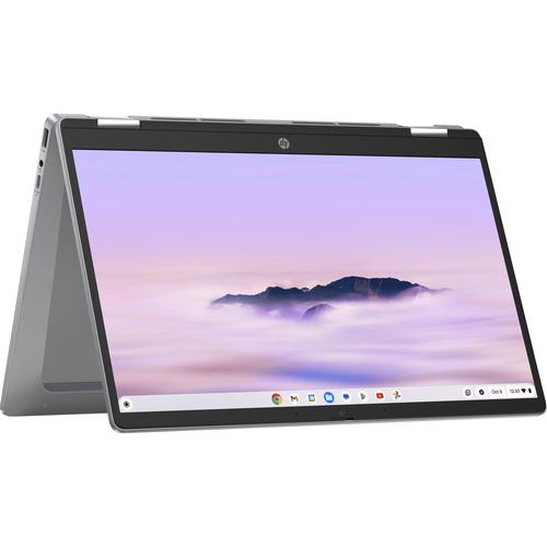 HP Chromebook x360 14b-cd0075nd Intel® Core™ i3 i3-N305 35,6 cm (14") Touchscreen Full HD 8 GB LPDDR5-SDRAM 256 GB Flash Wi-Fi 6 (802.11ax) ChromeOS Zilver - Image 8