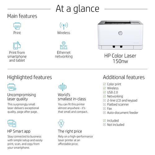 HP Color Laser 150nw - Image 7