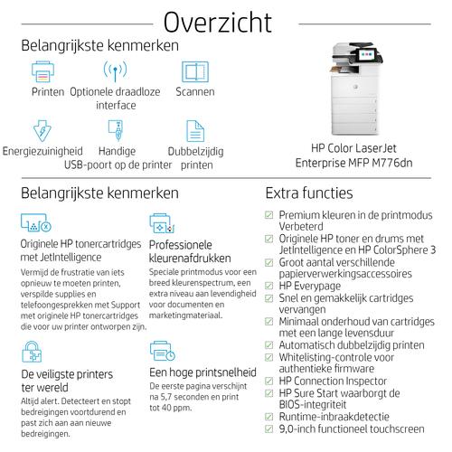 HP Color LaserJet Enterprise MFP M776dn - Image 5