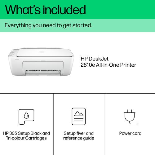 HP DeskJet 2810e Draadloos All-in-One Kleur Printer, Kopieerapparaat, scanner - Image 2