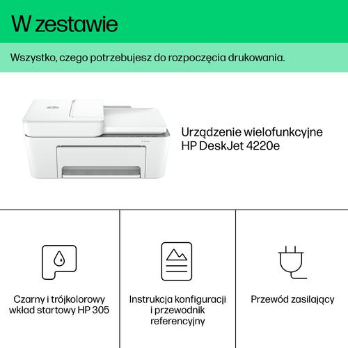HP DeskJet 4220e Draadloos All-in-One Kleur Printer, Instant Ink; Kopieerapparaat, scanner - Image 6