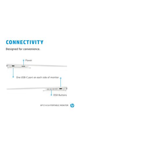 HP E-Series E14 G4 Portable Monitor - Image 6