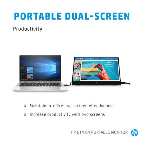 HP E-Series E14 G4 Portable Monitor - Image 7