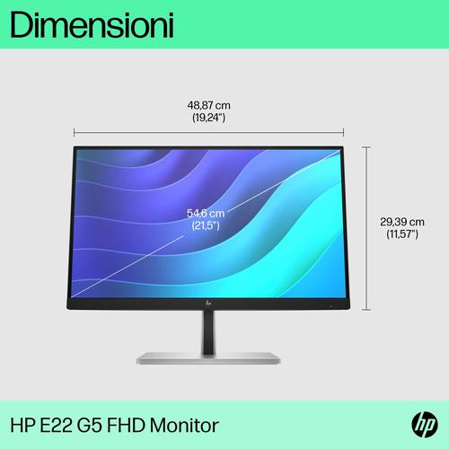 HP E-Series E22 G5 FHD-monitor - Image 5
