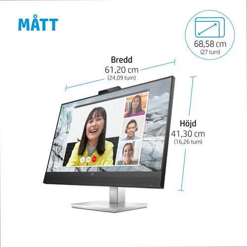 HP E-Series E27m G4 QHD USB-C conferentiemonitor - Image 9