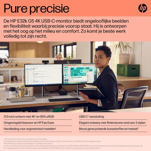 HP E32k G5 4K USB C-monitor - Image 2
