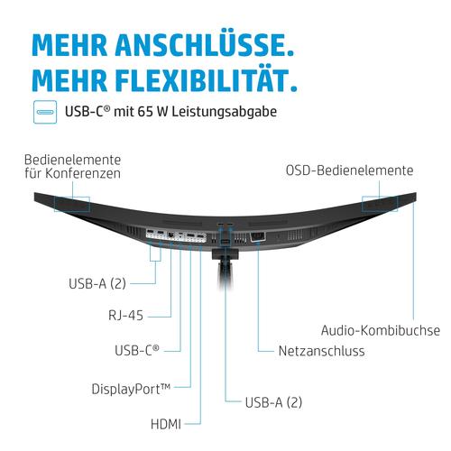 HP E34m G4 WQHD Curved USB-C conferentiemonitor - Image 6