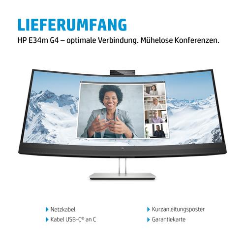 HP E34m G4 WQHD Curved USB-C conferentiemonitor - Image 7