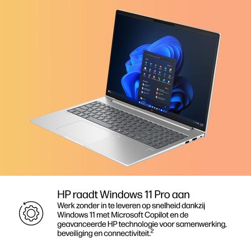 HP EliteBook 6 EB6G1i16 U7 255H 16 64GB/1T PC NL Intel Core Ultra 7 Laptop 40,6 cm (16") WUXGA DDR5-SDRAM 1 TB SSD Wi-Fi 7 (802.11be) Windows 11 Pro AI PC Zilver - Image 8