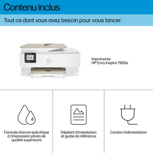 HP ENVY Inspire 7920e Draadloos All-in-One Kleur Printer, Instant Ink; Kopieerapparaat, scanner - Image 5