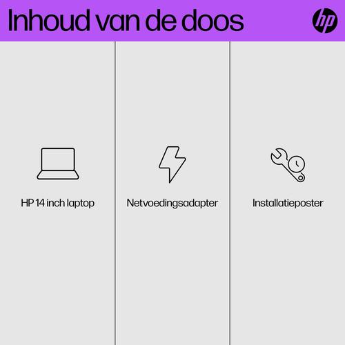 HP Laptop Clamshell Hokie 23C1 R7-7730U 16GB/512GB 14IN W11H AMD Ryzen™ 7 35,6 cm (14") Full HD DDR4-SDRAM SSD Wi-Fi 6 (802.11ax) Windows 11 Home Zilver - Image 5