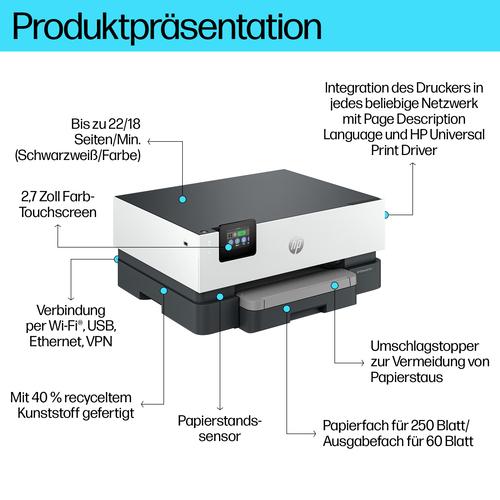 HP OfficeJet Pro 9110b Draadloos Kleur Printer, Dubbelzijdig printen - Image 10