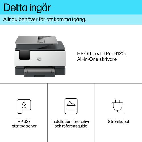 HP OfficeJet Pro 9120e Draadloos All-in-One Kleur Printer, Instant Ink; Dubbelzijdig printen - Image 4