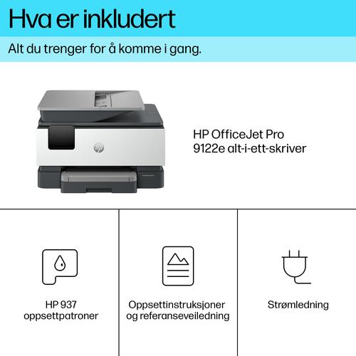 HP OfficeJet Pro 9122e Draadloos All-in-One Kleur Printer, Instant Ink; Dubbelzijdig printen - Image 10