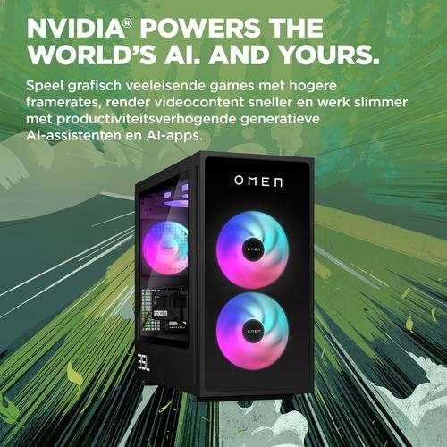 HP OMEN 35L GT16-0275nd Intel Core Ultra 9 285K 64 GB DDR5-SDRAM 2 TB SSD NVIDIA GeForce RTX 5080 Windows 11 Home Tower PC AI PC Zwart - Image 4