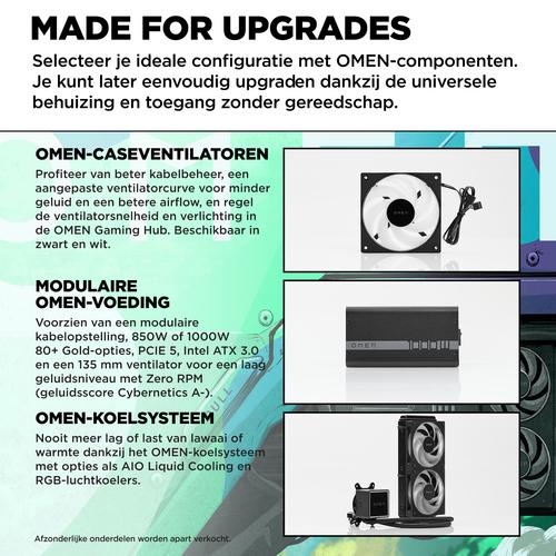 HP OMEN 35L GT16-0275nd Intel Core Ultra 9 285K 64 GB DDR5-SDRAM 2 TB SSD NVIDIA GeForce RTX 5080 Windows 11 Home Tower PC AI PC Zwart - Image 5