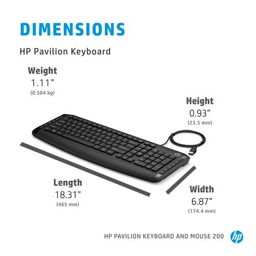HP Pavilion -toetsenbord en -muis 200 - Image 8