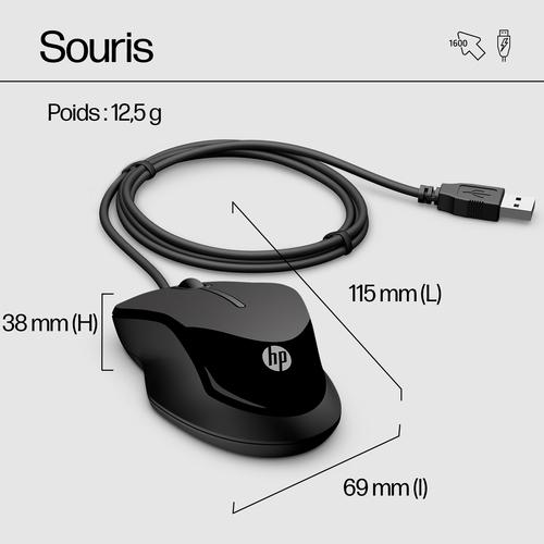 HP Pavilion 9DF28AA#AC0 toetsenbord Inclusief muis Universeel USB Zwart - Image 5