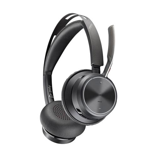 HP Poly Voyager Focus 2 USB-C-C Headset +USB-C/A Adapter - Image 2