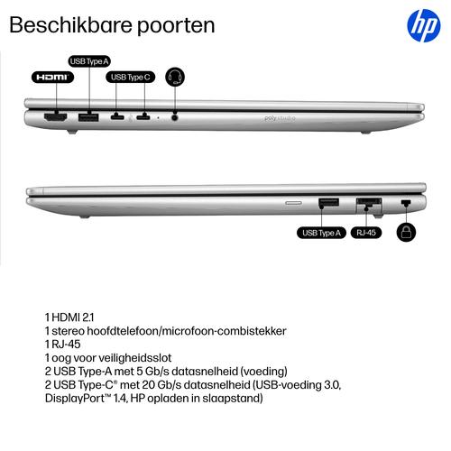 HP ProBook 4 PB4G1iR16 i5-1334U 16 16GB/512 PC NL Intel® Core™ i5 Laptop 40,6 cm (16") WUXGA DDR5-SDRAM 512 GB SSD Wi-Fi 6E (802.11ax) Windows 11 Pro Zilver - Image 8