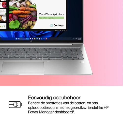 HP ProBook 4 PB4G1iR16 i5-1334U 16 16GB/512 PC NL Intel® Core™ i5 Laptop 40,6 cm (16") WUXGA DDR5-SDRAM 512 GB SSD Wi-Fi 6E (802.11ax) Windows 11 Pro Zilver - Image 9